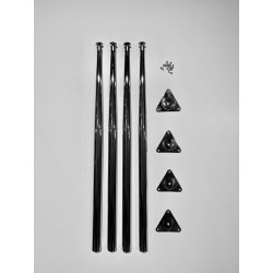 Wurlitzer 200 200A Chrome Legs - IN STOCK
