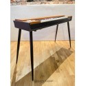 Clavinet D6 and C Legs and Plates  - set of four Black Mat