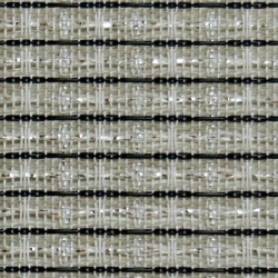 Pre-cut Fender Style Aged Black/White/Silver Grill Cloth