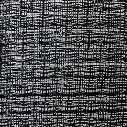 Pre-cut Fender Style Aged Black/White/Silver Grill Cloth