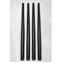 Clavinet D6 and C Legs - set of four Black Mat