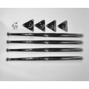 Wurlitzer 200 200A Chrome Legs and Plates